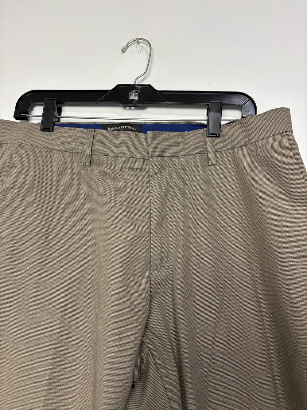 Banana Republic Men's Dress Pants Slacks 33x28 Cotton Preppy Career Office HEM
